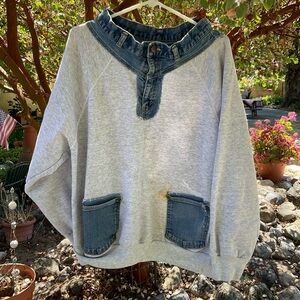 Jean and sweat shirt